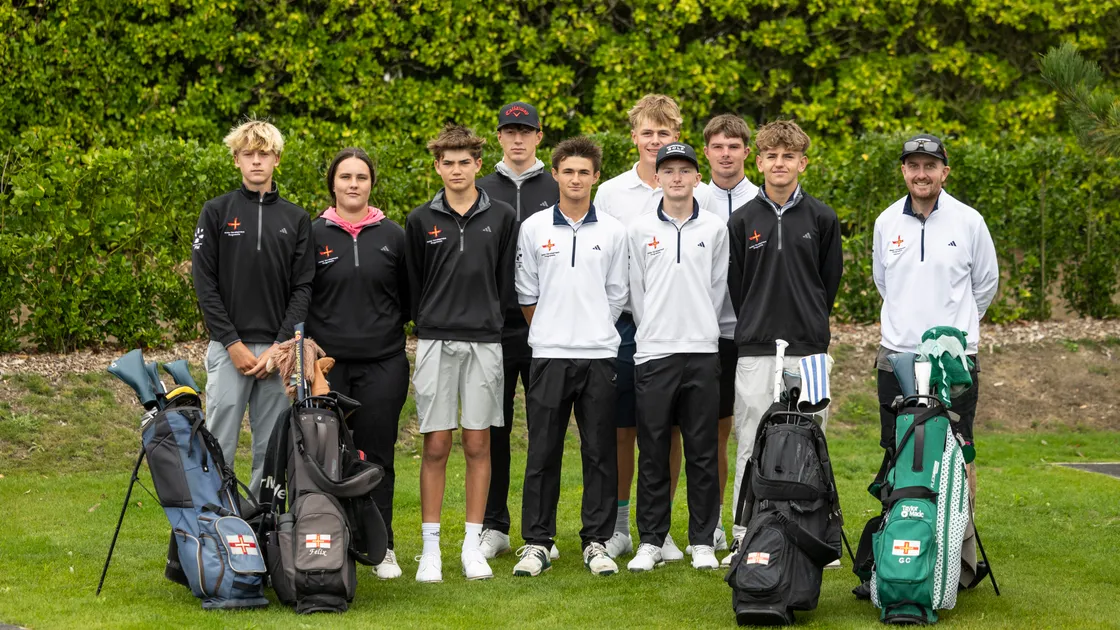 The Guernsey Junior team at their training day at La Grande Mare. Left to right: Felix Marshall, Lily McNeela, Josh Neville, Alex Mills, Lewis Blondel, Harry Ingrouille, Lewis O’Brien, Gus Carre, Ollie Farmer and team manager Dan O’Brien. Tom Chamberlain was unavailable for the picture.