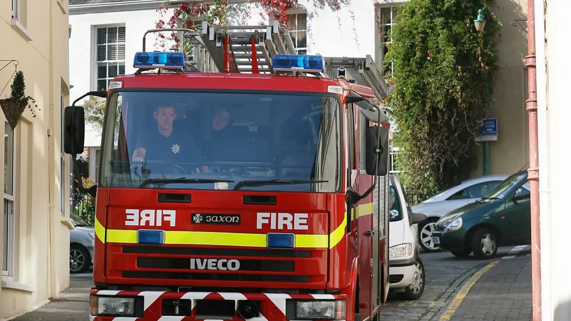 The Fire and Rescue Service attended a false alarm in Mount Durand. (Picture by Peter Frankland, 32938460)