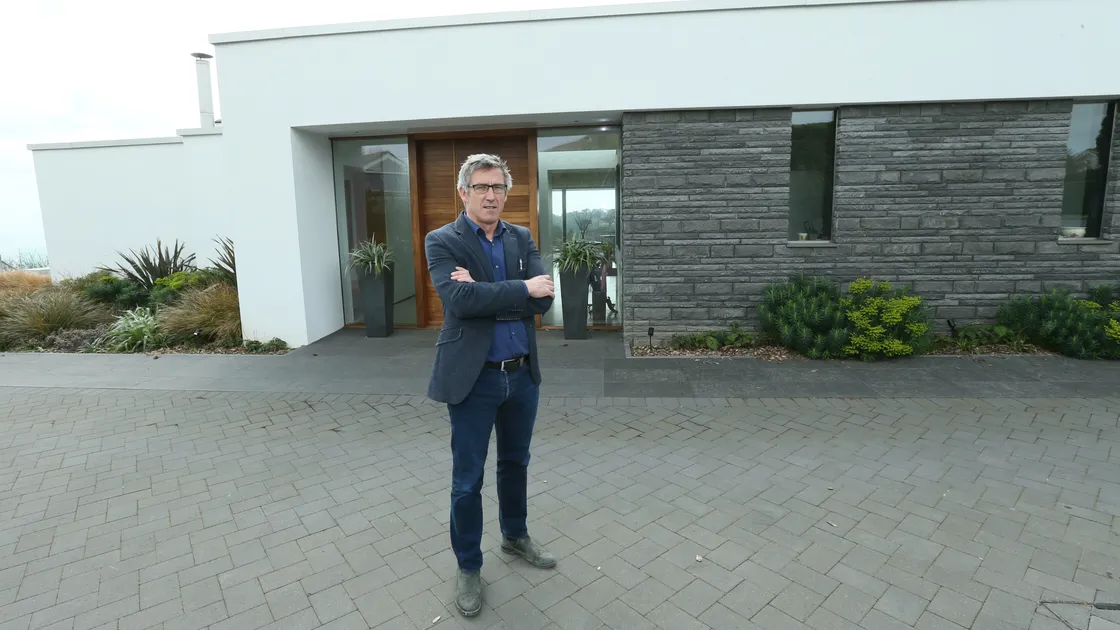 Architect Jamie Falla back in 2016, when he won a Guernsey Design Award for a property in Fort George. (33457742)