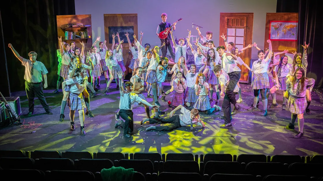 Les Varendes' production of School of Rock. 