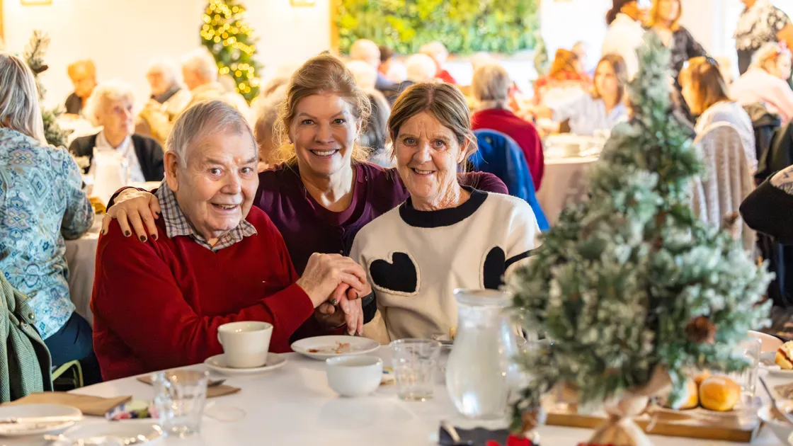 David Tostevin, Corinna Woodland, director at Saumarez Park Manor and Donna Haines, right