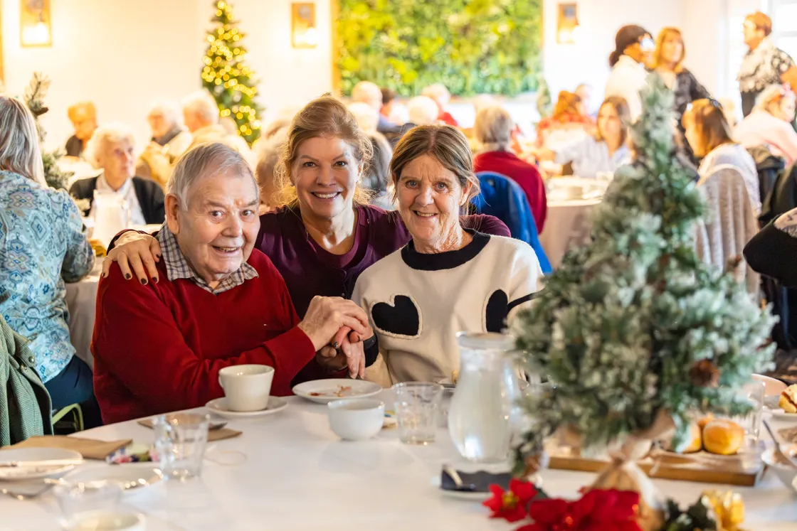 David Tostevin, Corinna Woodland, director at Saumarez Park Manor and Donna Haines, right