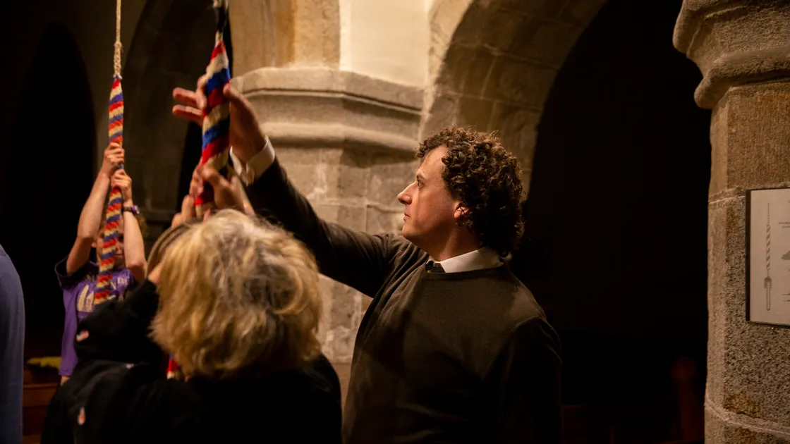Town Church tower captain Duncan Loweth was impressed with how well the new recruits did in the Ring for the King after only seven weeks’ practice. (Picture by Luke Le Prevost, 32046538)