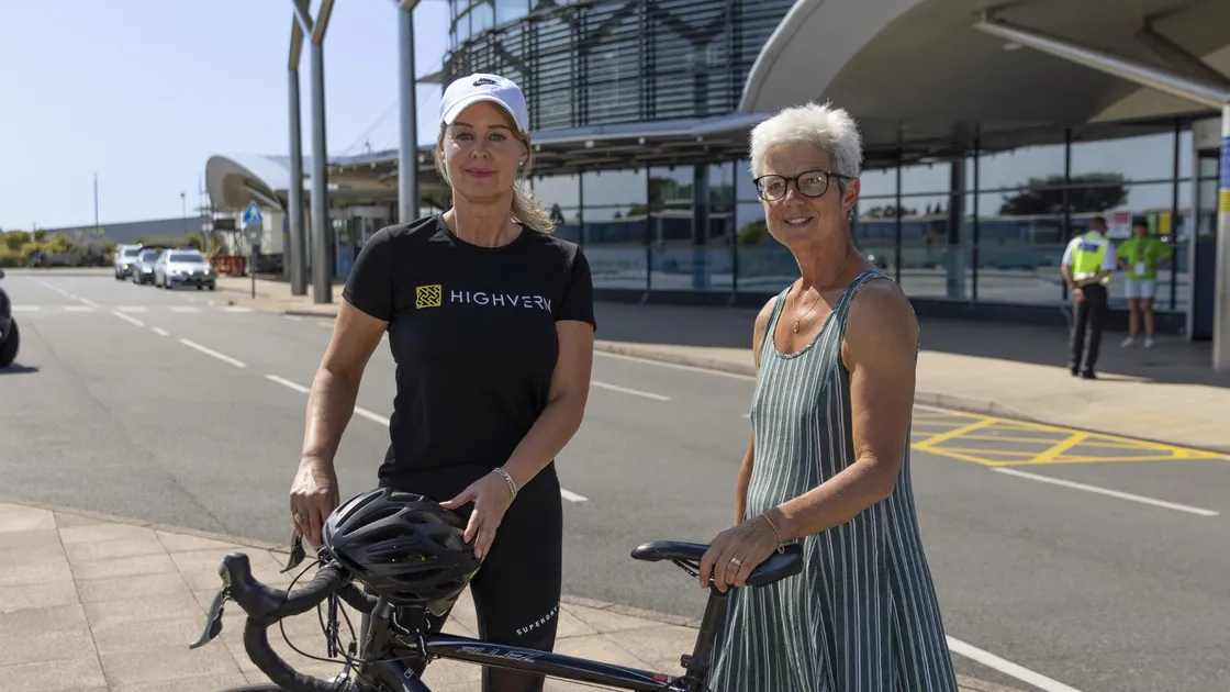 Highvern director Francoise Bougourd, left, and Smile for Georgie Foundation founder Jenny Le Prevost. (32322412)