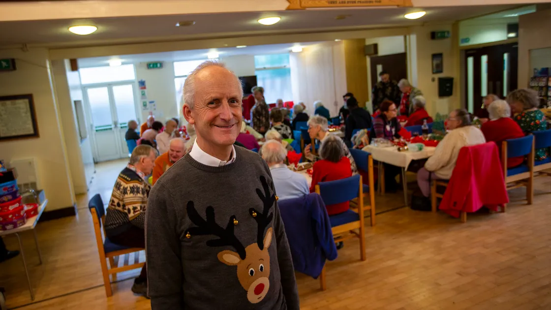The Salvation Army will once again be hosting its Christmas lunch on 25 December. Pictured is Major Andrew Diaper-Clausen.