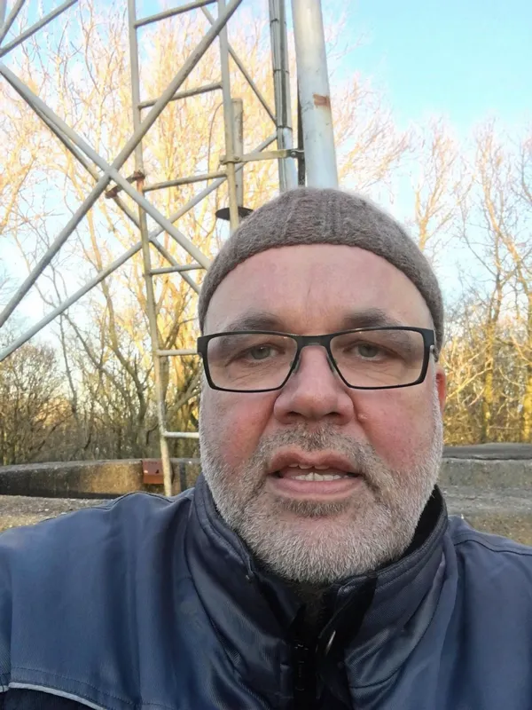 Jens Andersen from the Association of the Atlantic wall in Esbjerg in Denmark. (29455351)