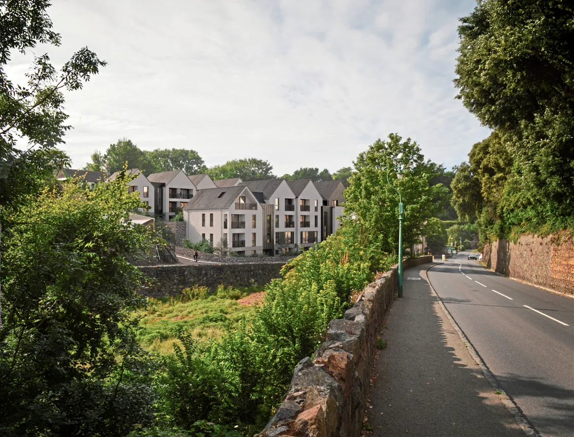 An impression of how the new development would look