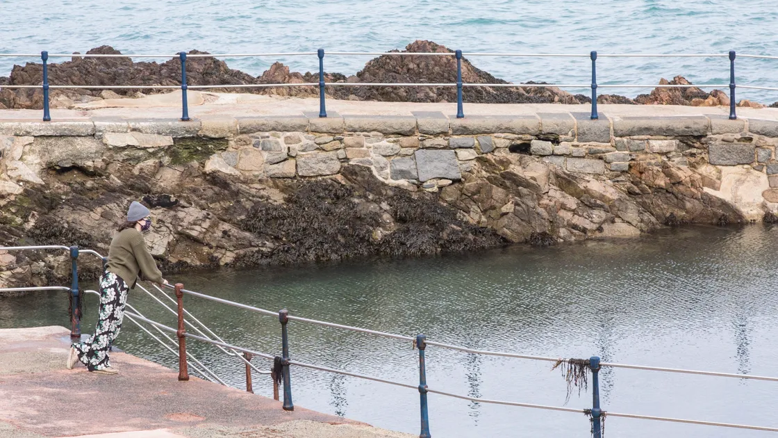 The Bathing Pools at La Vallette are open again, but with some restrictions in place to protect swimmers from Covid-19. (Picture by Adrian Miller, 29274566)