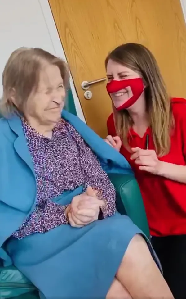 Residents and staff of GreenAcres care home have been taking part in the Jerusalema dance to show to family and friends who cannot visit that they are well.