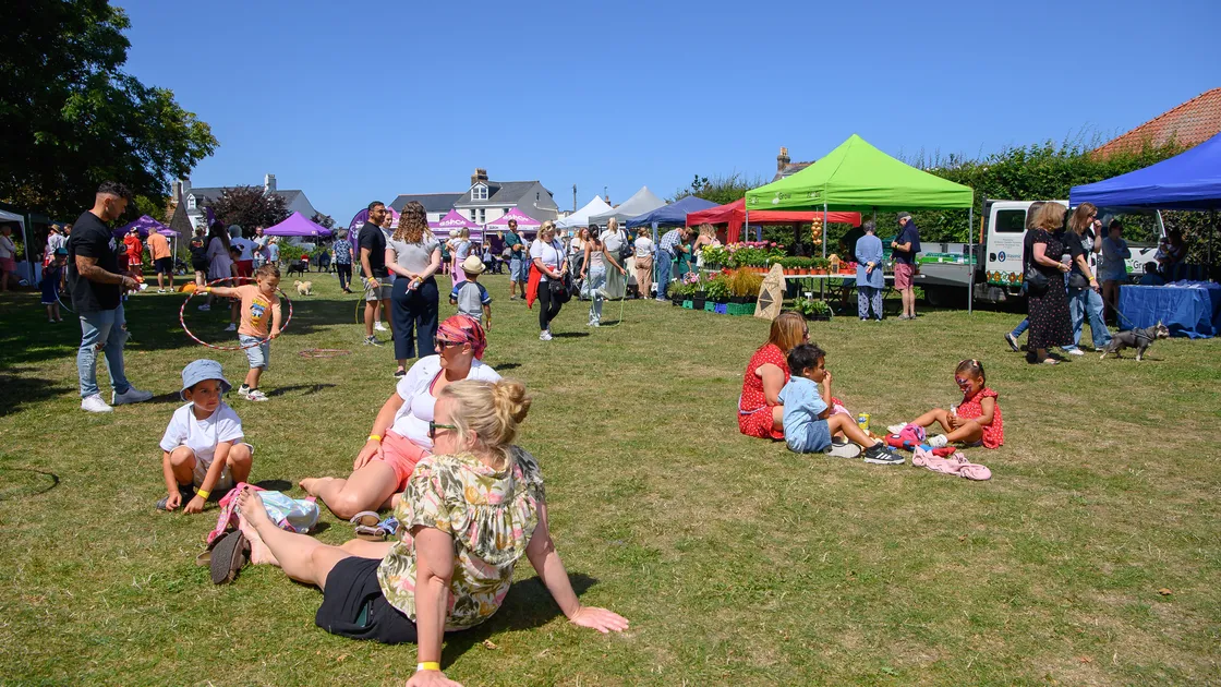A sunny day at the South Show last year.