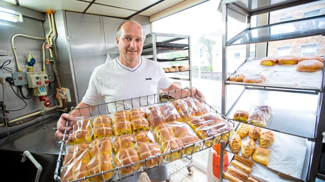 Senner’s Bakery owner Martin Senner. The shop has been supplying islanders with hot cross buns for four generations. (Picture by Luke Le Prevost, 30713032)