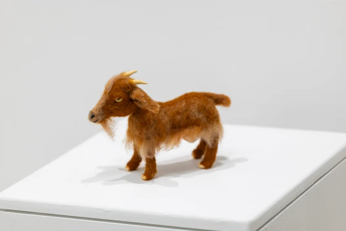 Felted goat