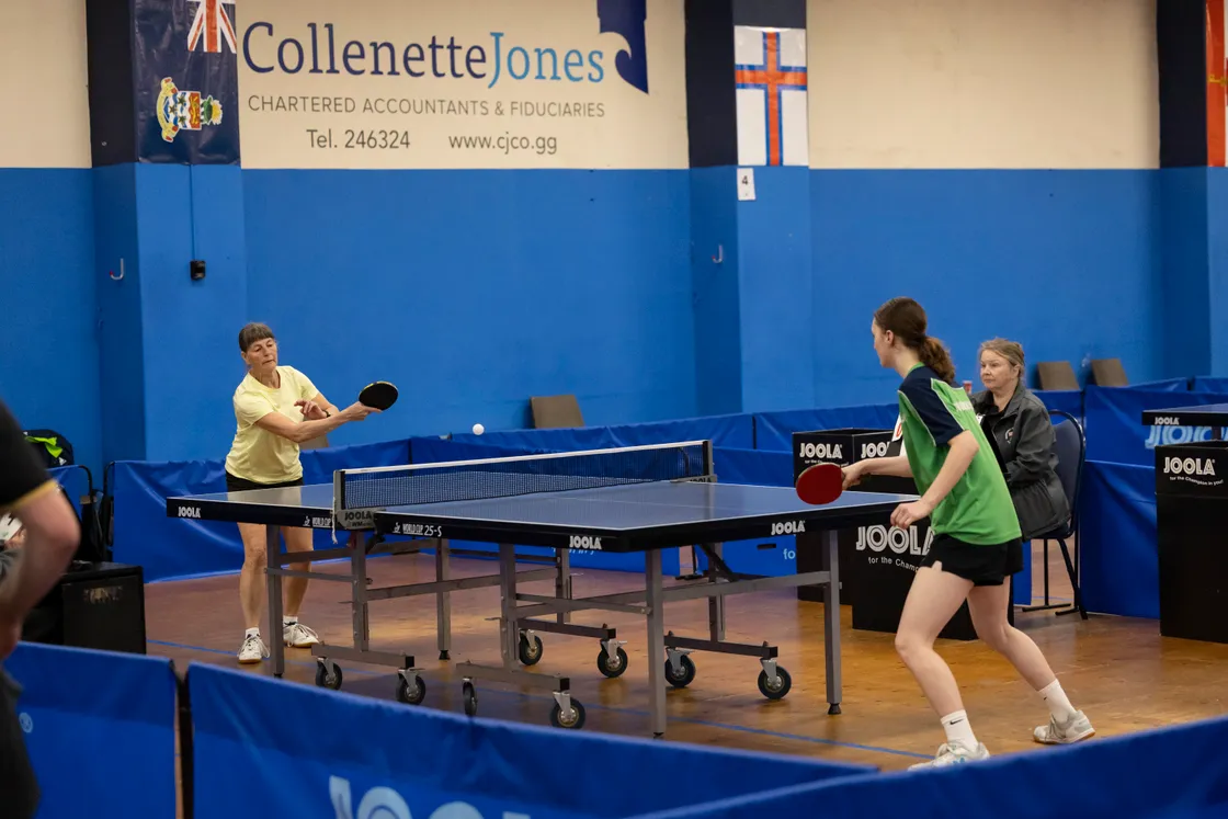 Kay Chivers up against Keira Eldridge in the Island women's singles final.