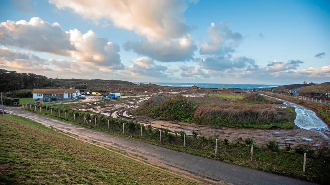 Ronez extracted its last stone from Les Vardes just before Christmas and all local supplies are now coming from Chouet headland. (Picture by Peter Frankland, 33888228)