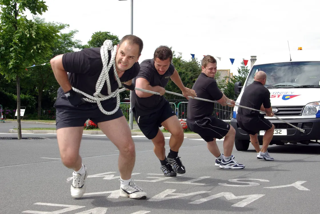 ‘‘We did all sorts of things, like car pulls, and also wanted to raise awareness by getting in the Guernsey Press.’