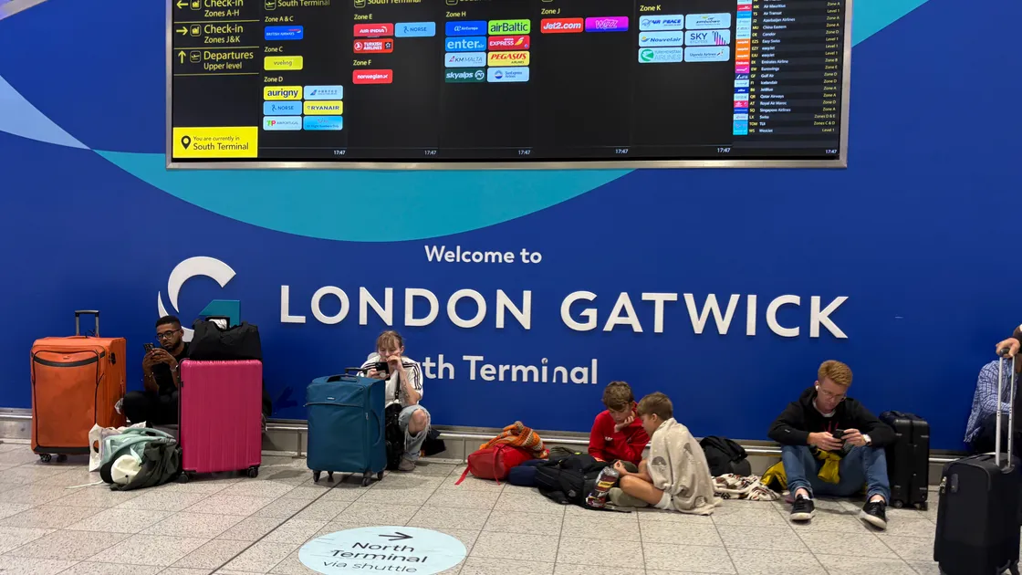 Flights across the Channel Islands faced delays, including flights to and from Guernsey, and Gatwick was among the UK airports affected.