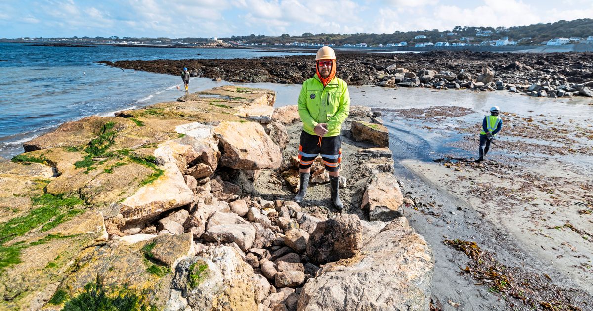 Repairs to Portelet piers a race against tide