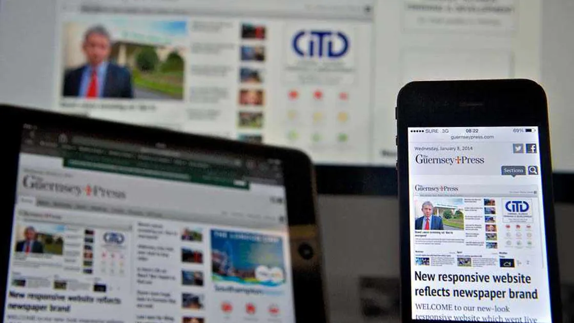 New responsive website reflects newspaper brand