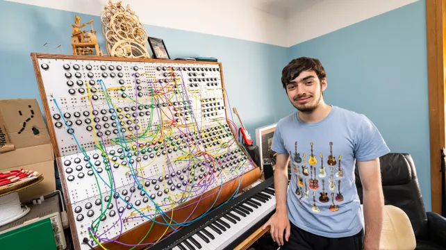 This is the modular world – Owen, 17, builds his own synthesiser