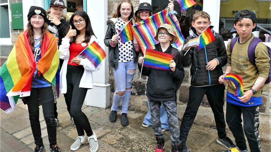 The island’s young people made up the majority of the attendees.