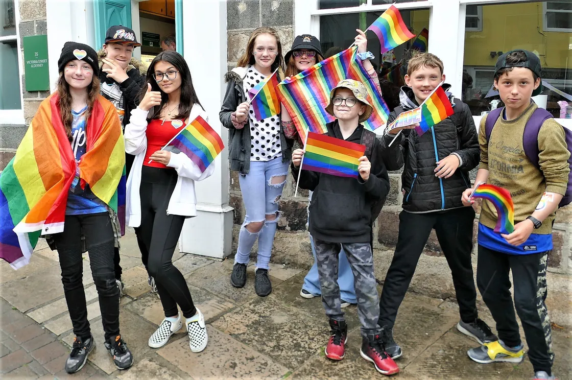 The island’s young people made up the majority of the attendees.