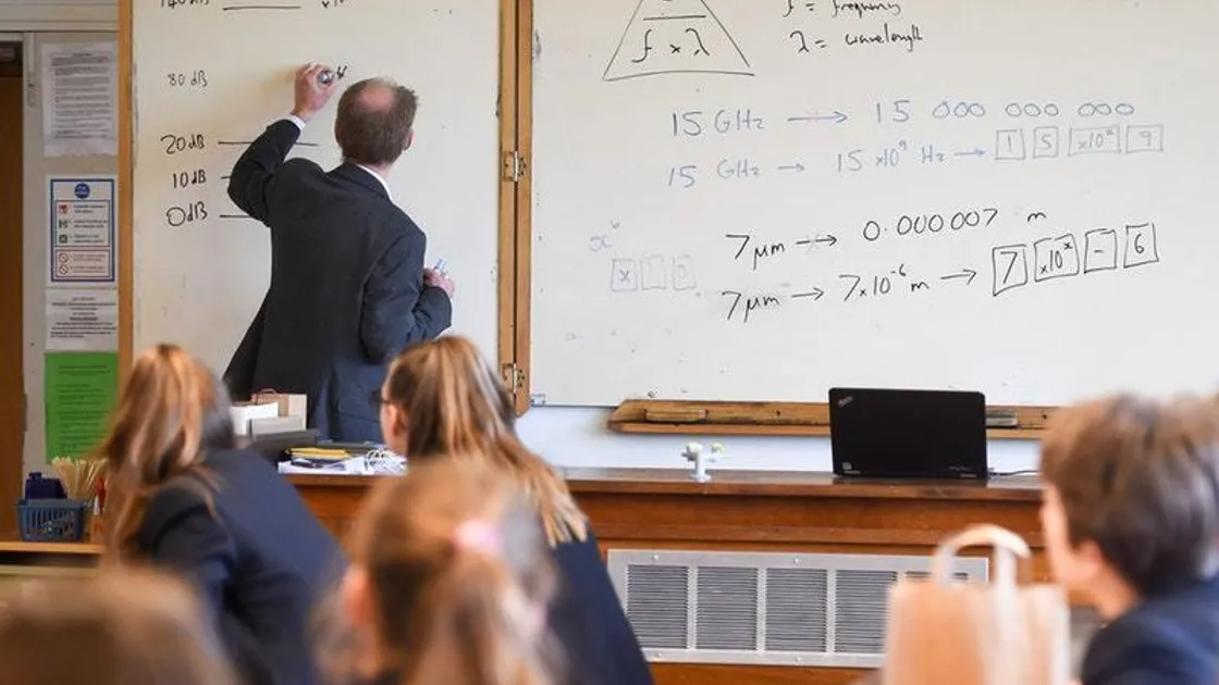 A teacher taking a lesson (PA image, 29255910)