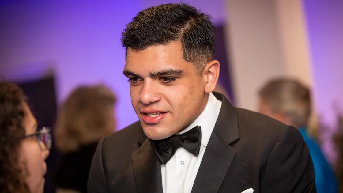 Musaab Mustafa, who was Cameron Ashplant’s co-writer and co-producer and who directed Marooned Awakening.  (Picture by Sophie Rabey, 31626600)