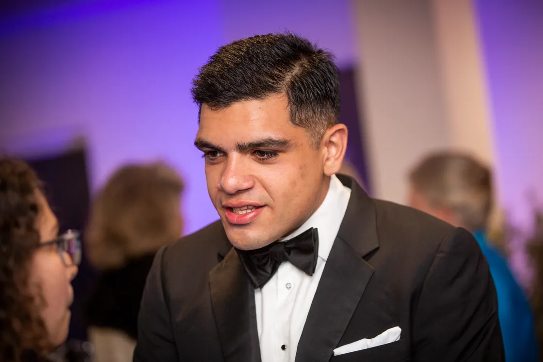 Musaab Mustafa, who was Cameron Ashplant’s co-writer and co-producer and who directed Marooned Awakening.  (Picture by Sophie Rabey, 31626600)