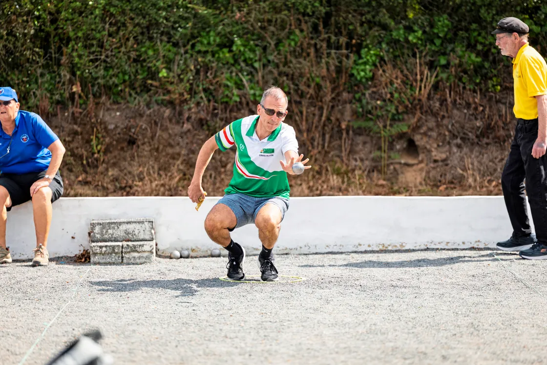 Guernsey’s Craig Allen in action
