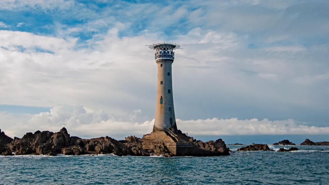 ‘On a summer’s evening, when all is quiet, the lighthouse and the rocks are a wonder, producing a vista that only Cobo as the sun goes down can match on the west coast.’