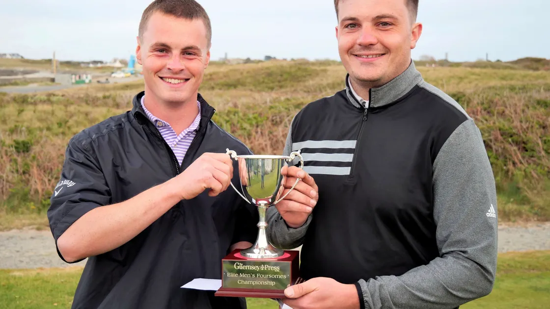 Inaugural winners Jake Marshall and Jeremy Nicolle. (Picture by Gareth Le Prevost, 29516231)