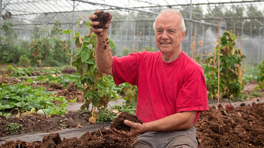 Celebrant Aindre Reece-Sheerin is looking for a change in law so that he can create a human composting space. (Picture by Erin Vaudin, 33420777)