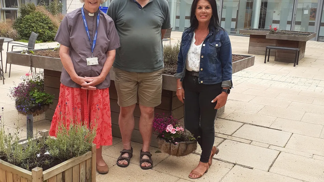 The people behind the Hope Carers Choir, left to right, hospital chaplain the Rev. Linda Le Vasseur, musical director Andrew Warren, and Guernsey Mind community groups co-ordinator Jill Chadwick. (29967831)