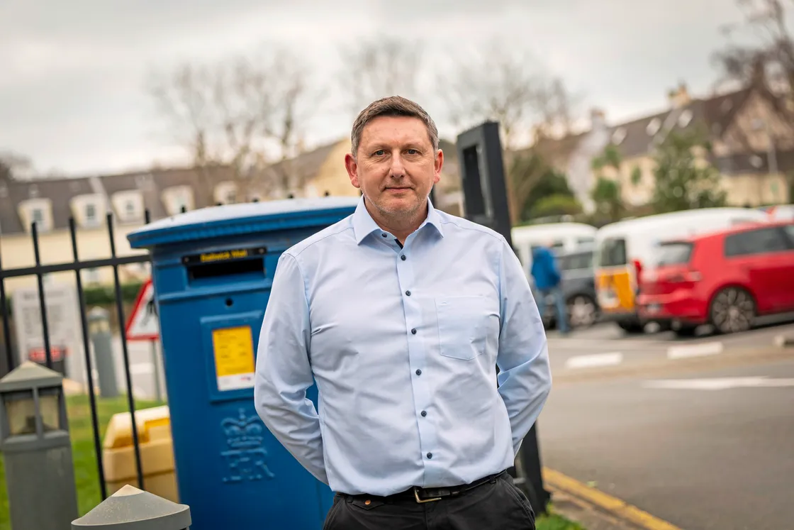 Guernsey Post CEO Steve Sheridan. (Picture by Sophie Rabey, 34026718)