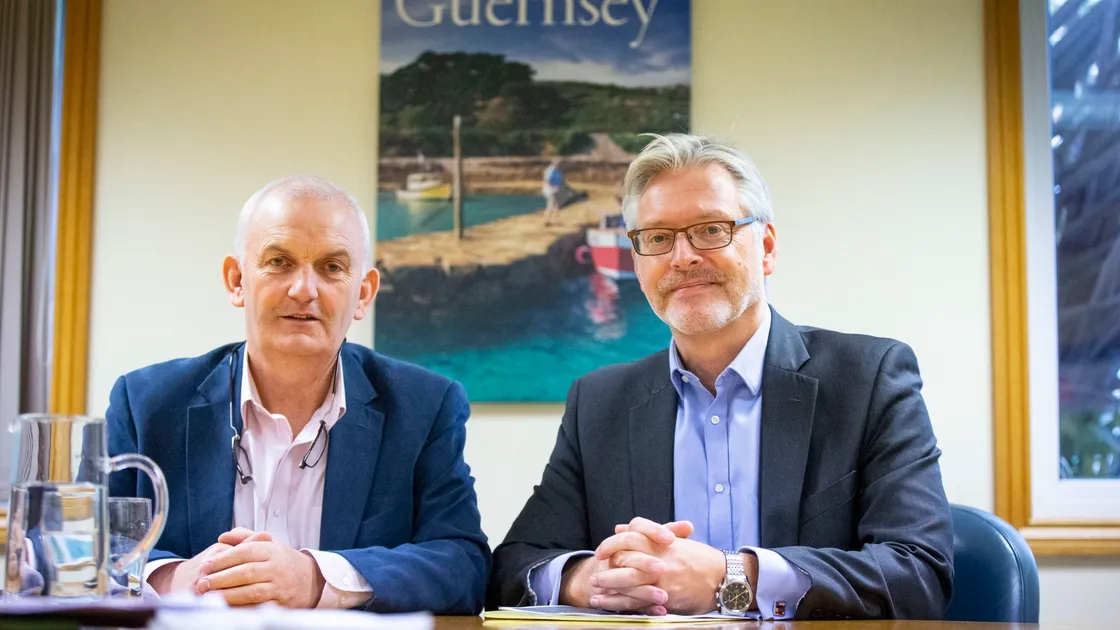 Deputy Joe Mooney of Economic Development, left, and Mike Hopkins, director of marketing and tourism. (Picture by Sophie Rabey, 26191172)