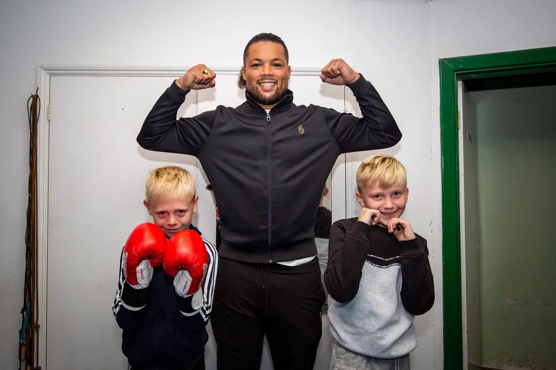 Twins Kody and Carson Domaille posing with the 'Juggernaught'. (Picture by Sophie Rabey, 31456522)