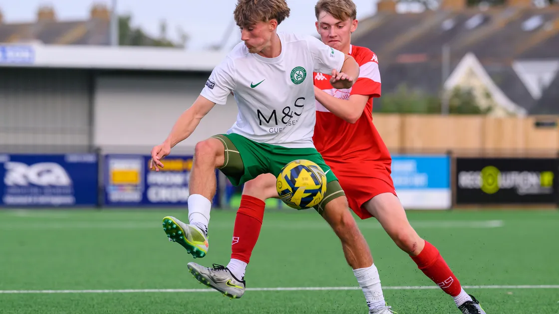 Tyrese Kelly scored Vale Rec's goal in the Wheway Cup final against St Clement.