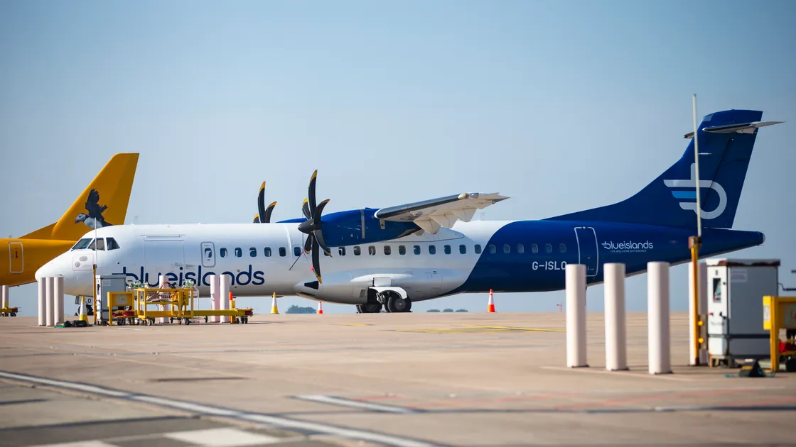 Blue Islands suspended operations and cancelled all flights on Friday
