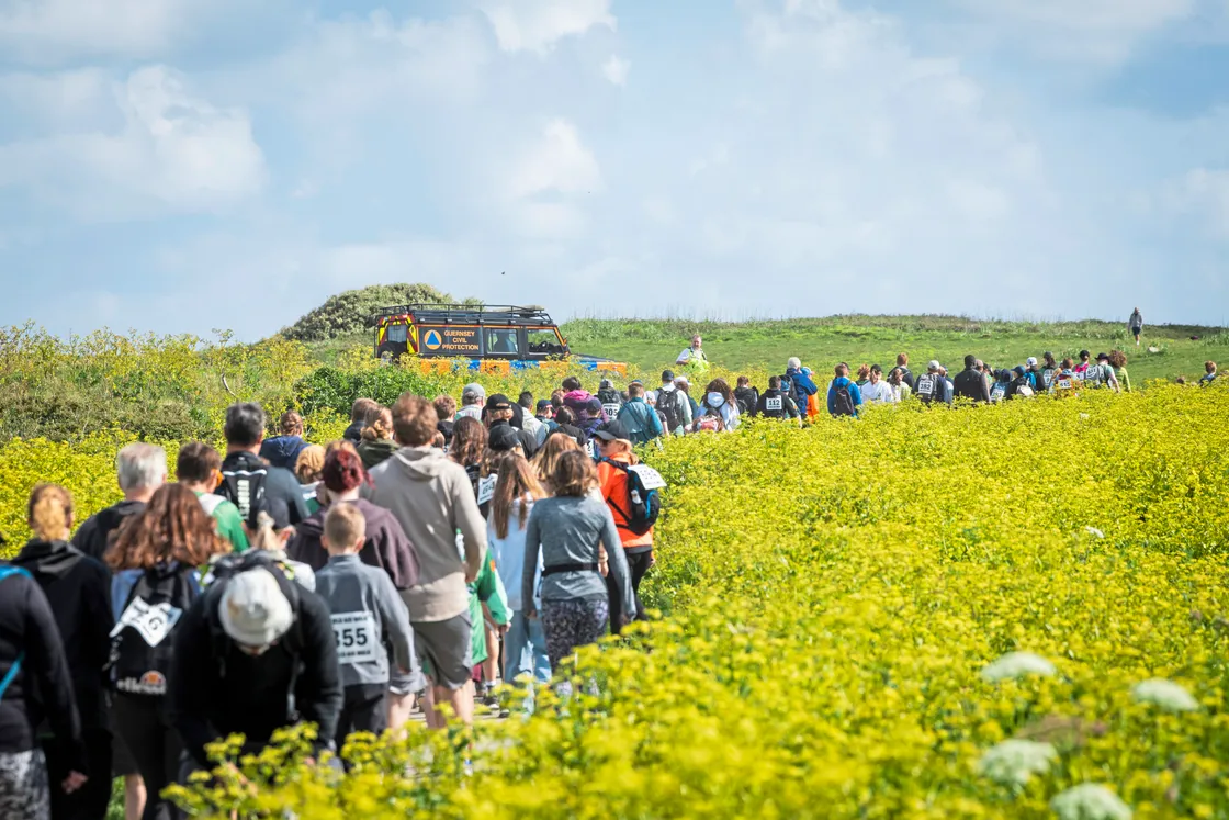 More than 780 people signed up for the full walk.