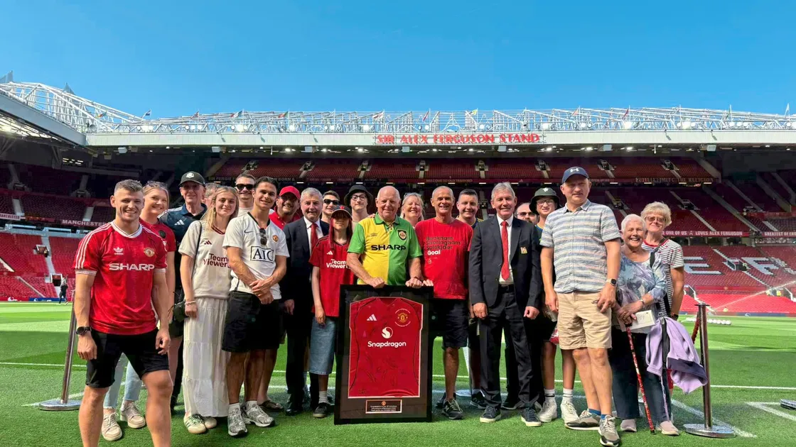 Manchester United supporters’ club members were invited to celebrate the club’s 40th anniversary at Old Trafford