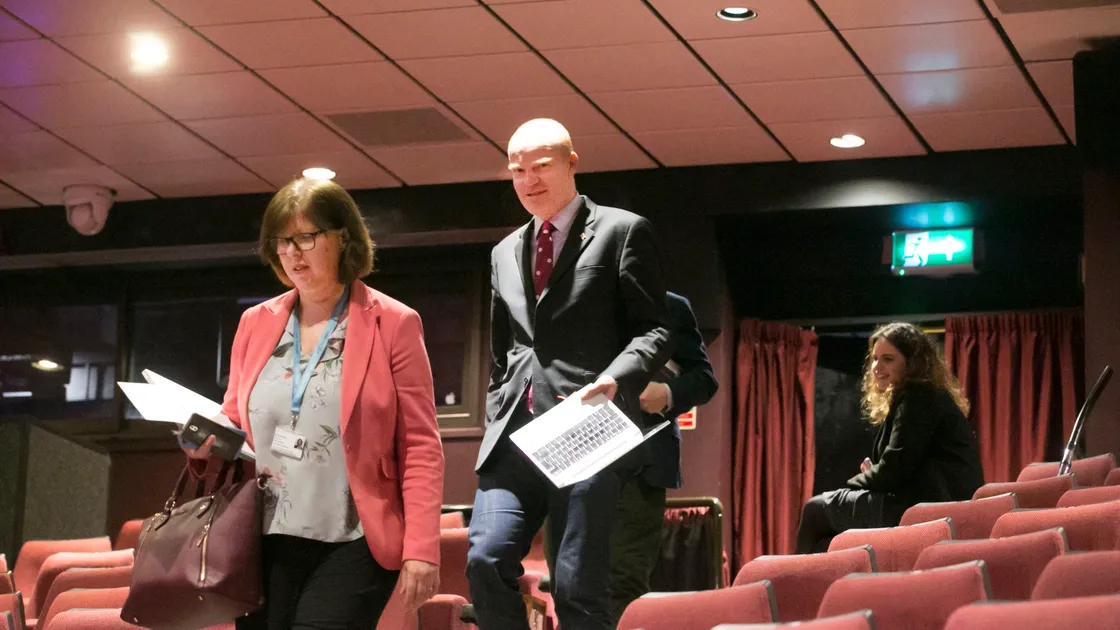 Pic by Adrian Miller 03-04-20  Beau Sejour Press conference update on Coronavirus - Dr Nicola Brink and Gavin St Pier. (27868803)