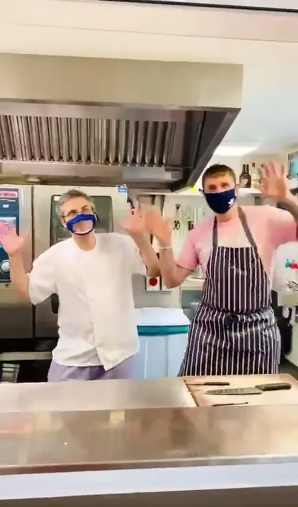 Screenshot from Facebook. Residents of GreenAcres Care home have been taking part in the Jerusalema dance. (29249046)