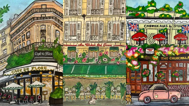 Local artist on show at London’s French Consulate