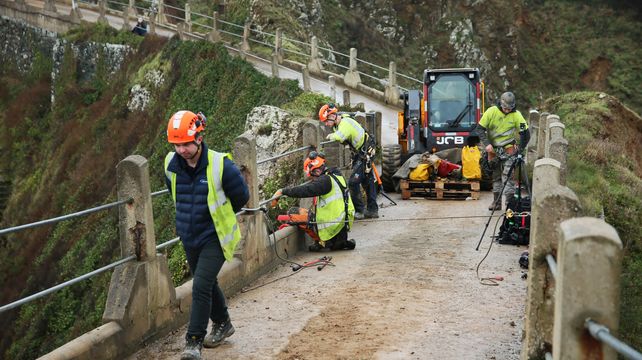 Three weeks of stabilising work starts on Sark’s Coupee