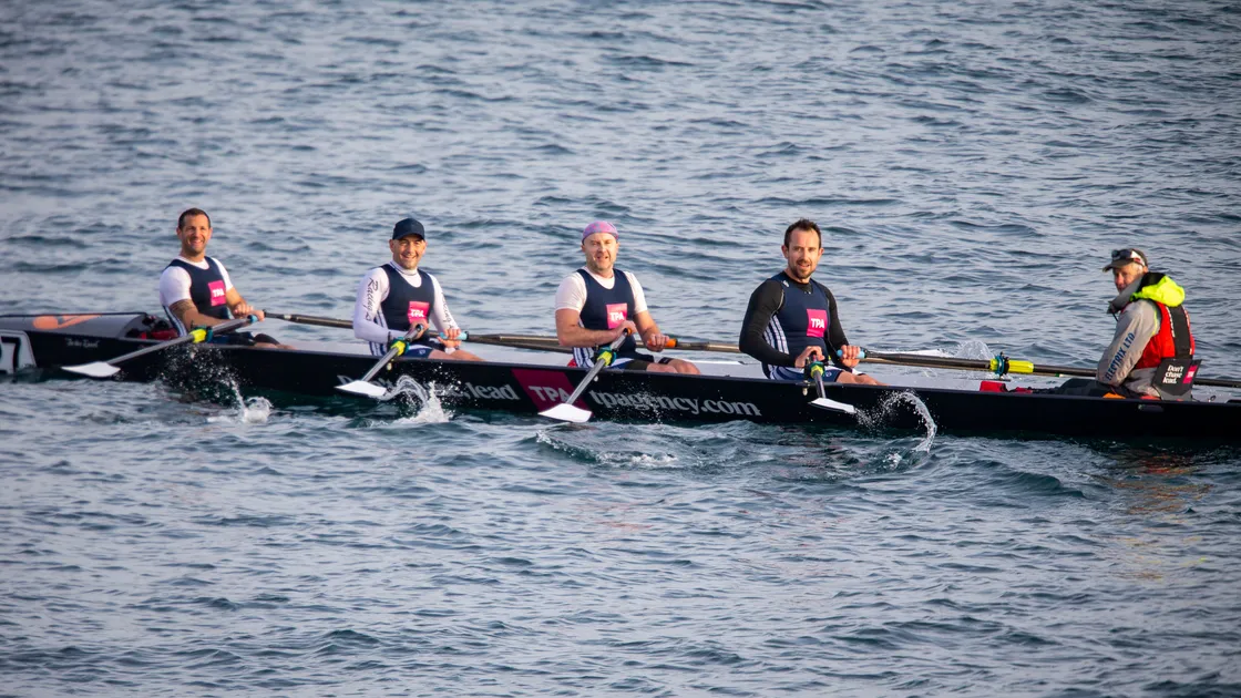 The TPA crew looking content after their first race. (Picture by Luke Le Prevost, 30773099)