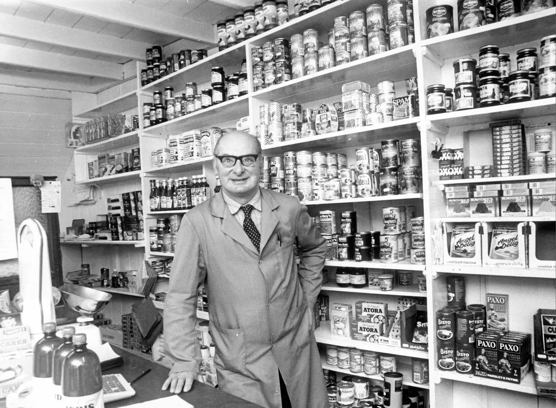 Reg Ashplant at the Perelle Post Office, a popular destination for so many in the St Saviour’s parish until it went the way of so many other little stores.