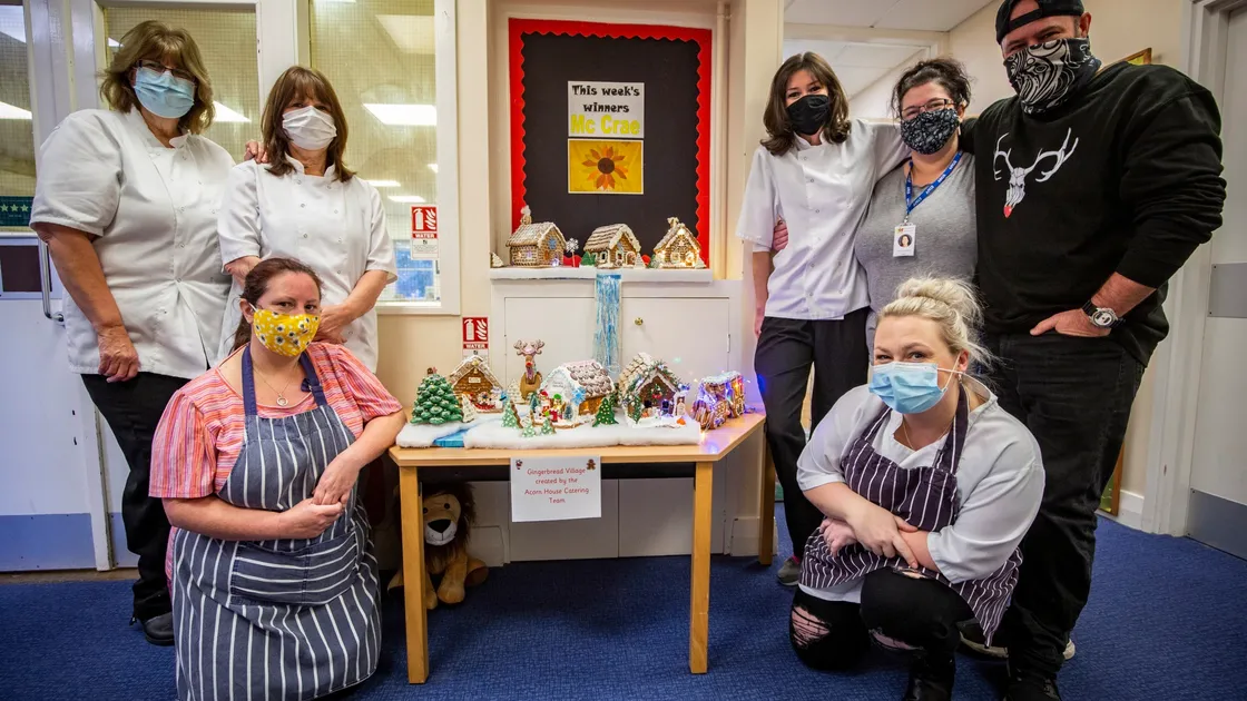 Back, left to right: Michelle Cox, Judi Gummersall, Natalie Thoumine, Nicola Lesbriel and Nathan Smith. Front: Lisa Wallace and Kelly Hind. (30323734)