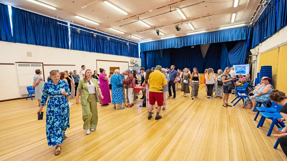 Students, parents and staff members returned to the school to see it one last time as La Mare De Carteret.
