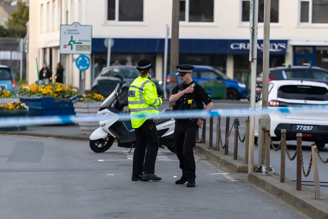 ‘Immediately cordons were put in place to protect the public and protect the site,’ said Sergeant James De La Mare.