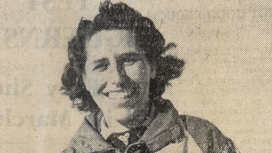Guernsey’s ‘Own’ Isobel Roe pictured in the build-up to the 1948 Winter Olympics.